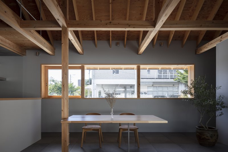 Folded Roof House / ISHIZAKI ARCHITECTS - Interior Photography, Wood, Beam