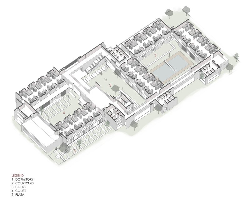 Centro de Cuidados Paliativos Bagchi Karunashraya / Mindspace - Imagem 25 de 36