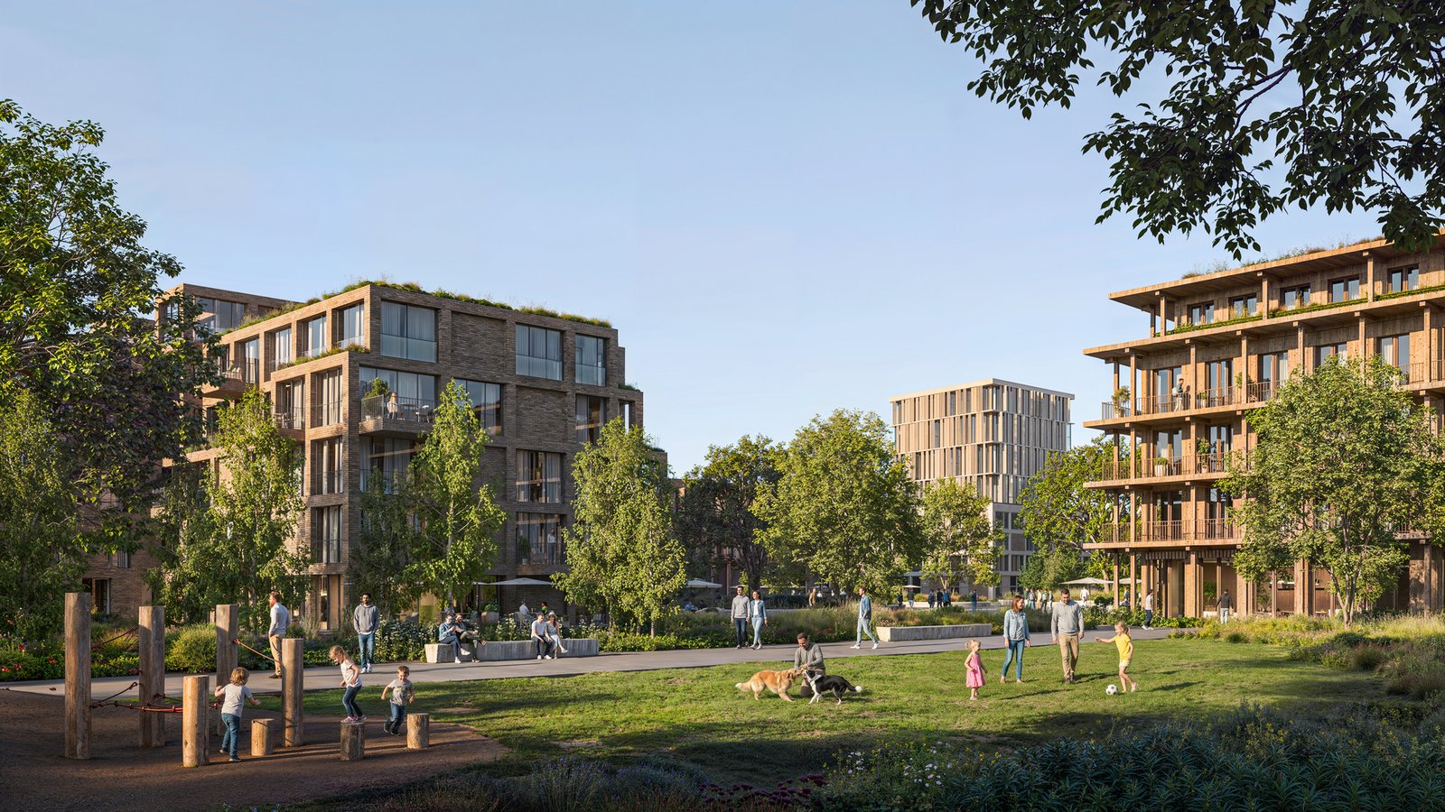 Coldefy Lidera Masterplan Vencedor para Transformar Brownfield em Distrito Urbano Rewilded em Budapeste