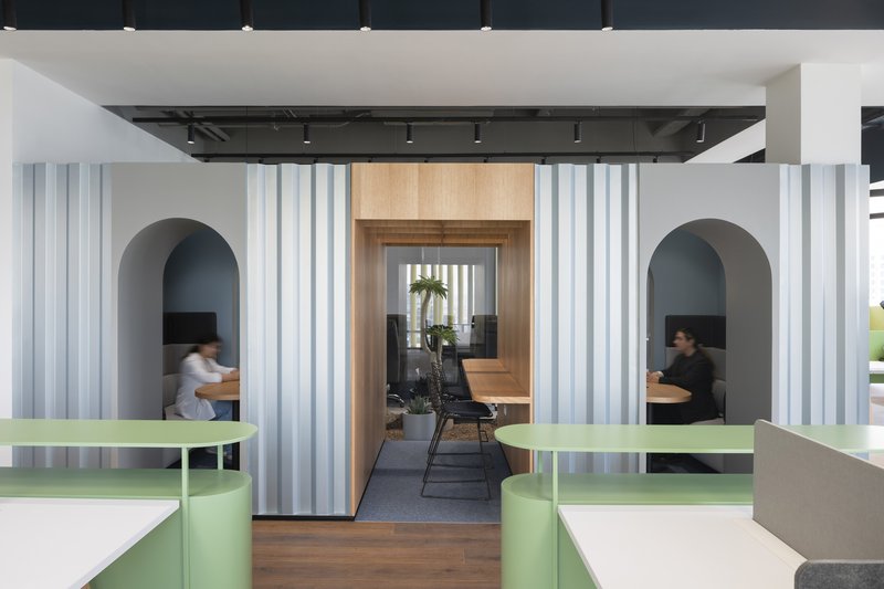 Sanofi Headquarters-Tehran / Persian Garden Studio - Interior Photography, Table, Chair