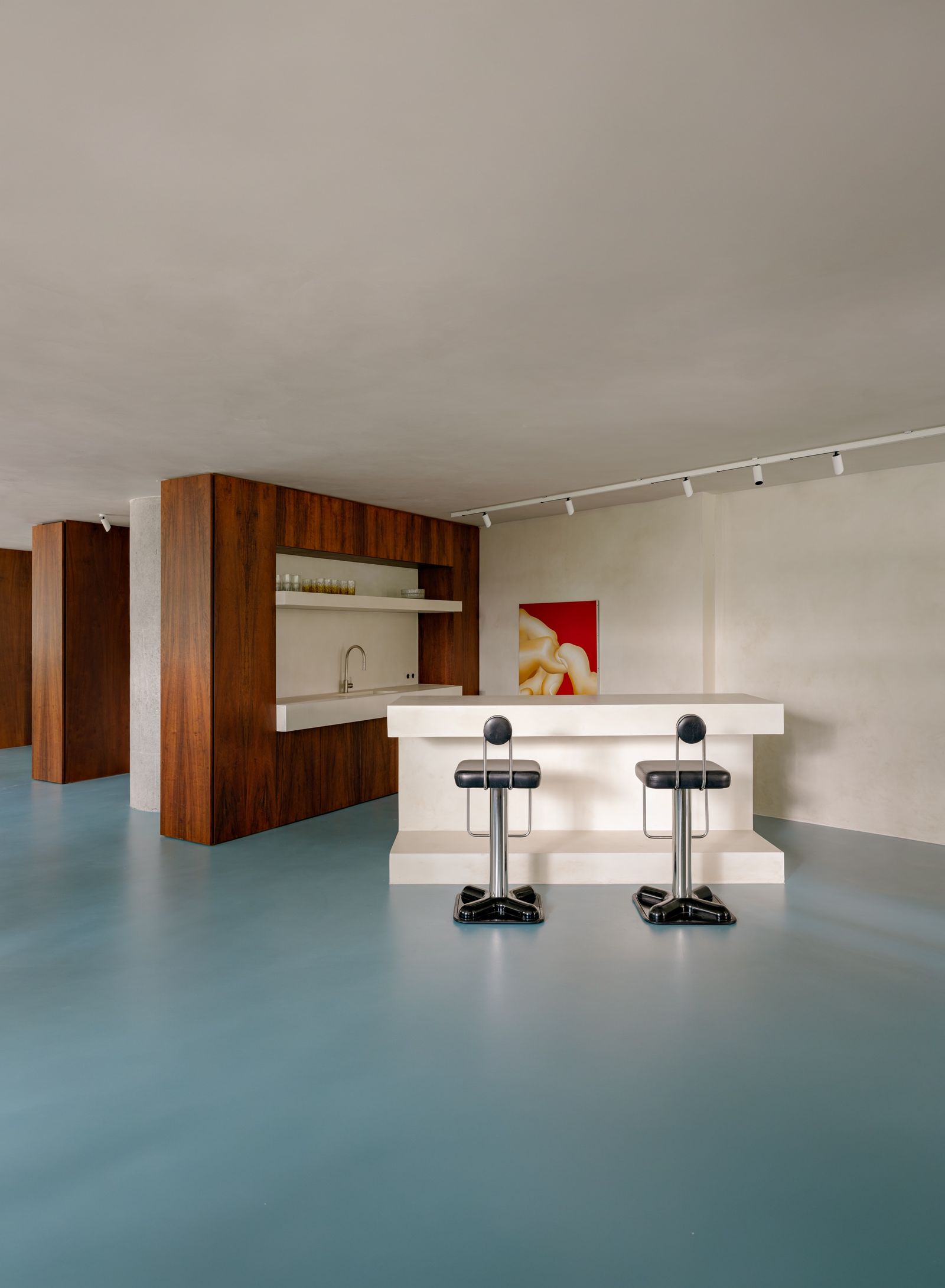 Vista interna da Monofloor Store