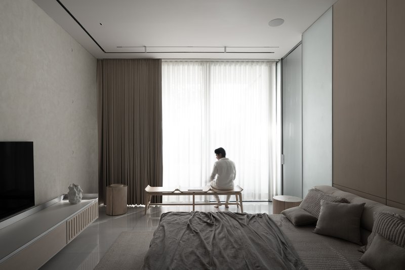 Project Residence BB 214 / Minimalist Architecture & Design Studio - Interior Photography, Bedroom, Lighting, Bed